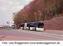 Ein Bus in Porta Westfalica