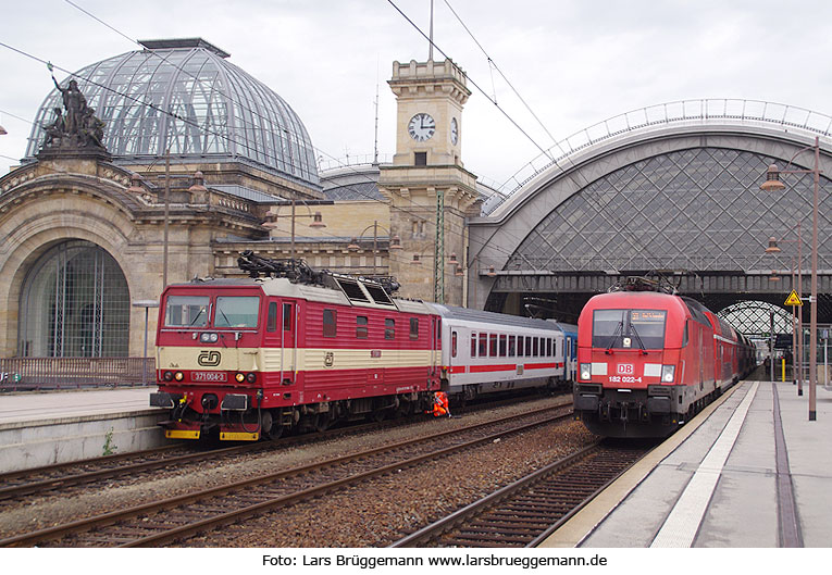 Dresden Hbf - CD 371 - DB Baureihe 182