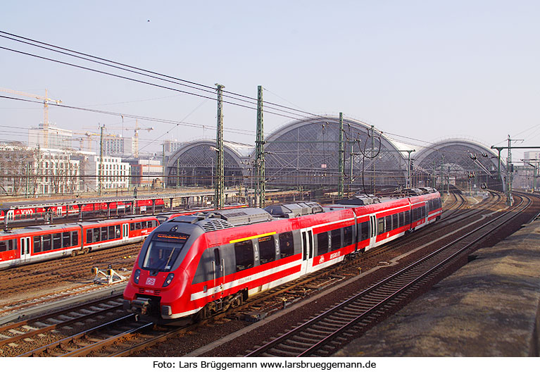 DB Baureihe 442 in Dresden Hbf - Hamsterbacke