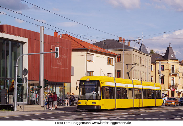 Straßenbahn Dresden - Haltestelle Altenberger Straße