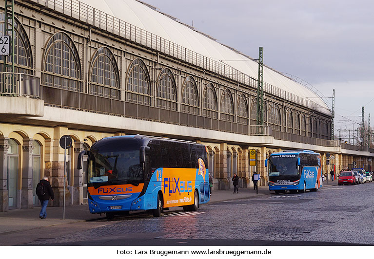 Fernbus Bushaltestelle Dresden Hbf