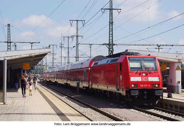 DB Baureihe 146 im Bahnhof Singen (Hohentwiel)