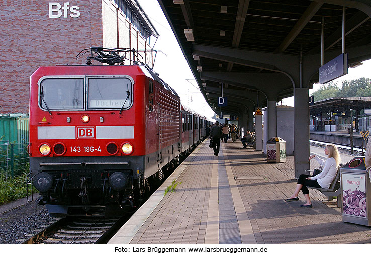 Der Bahnhof Bergedorf der Hamburger SBahn der ZOB am