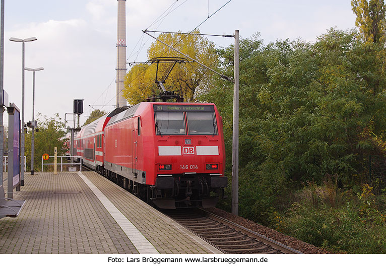 DB Baureihe 146 bei der S-Bahn in Dresden