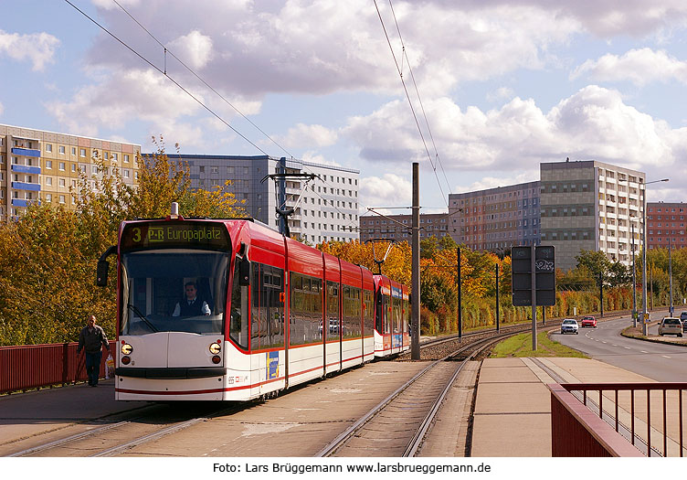 Die Straßenbahn in Erfurt