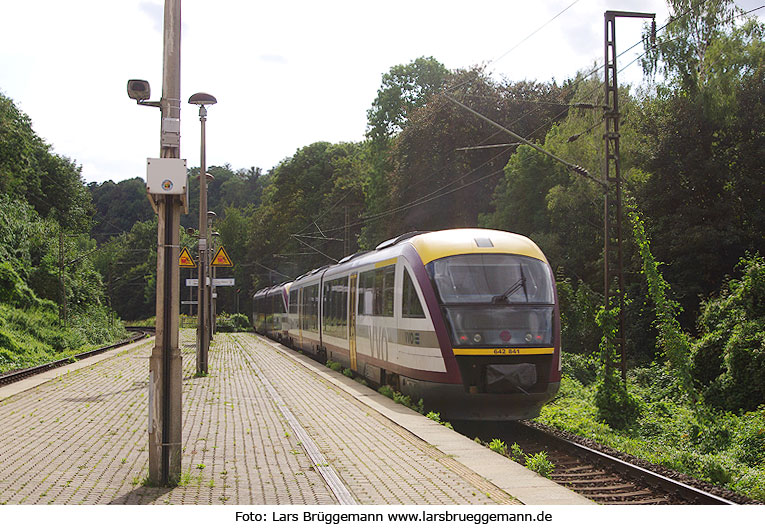 Städtebahn Sachsen Triebwagen im Bahnhof Dresden-Plauen