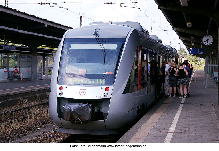 Abellio Lint Triebwagen in Wanne-Eickel Hbf