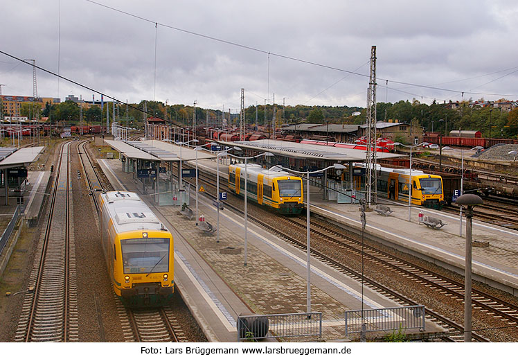 Die ODEG in Eberswalde Hbf