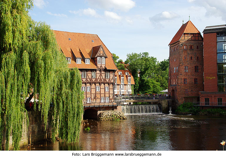 Die Stadt Lüneburg bietet mit seinen Fachwerkhäusern einen schönen Anblick