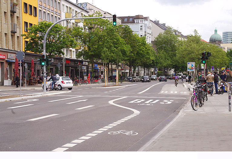 Busbeschleunigung in Hamburg - Fahrradwege