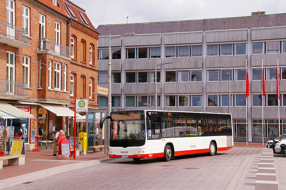 Ein RMVB Bus in Ratzeburg