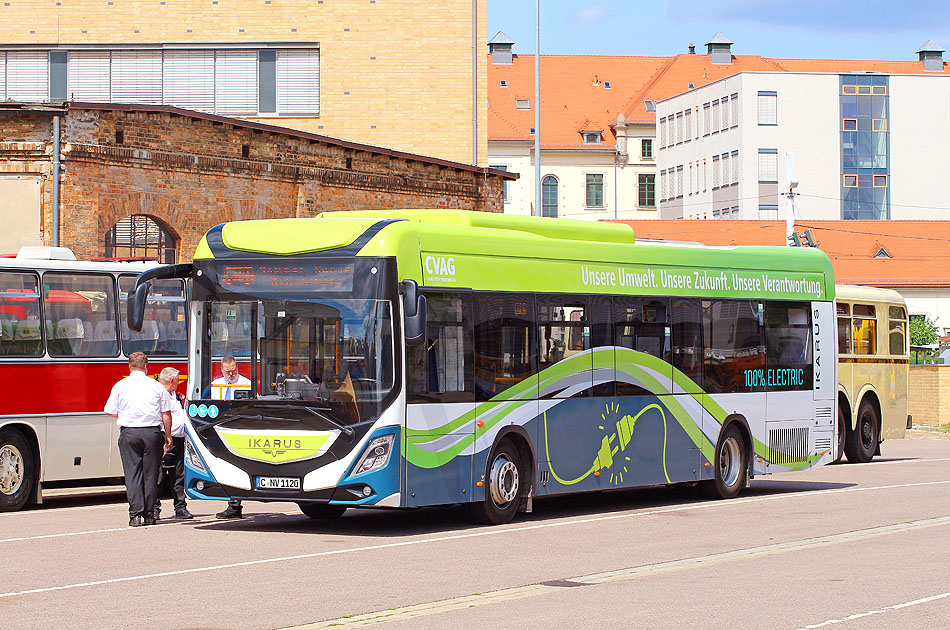 Der Ikarus Elektrobus von der CVAG in Dresden