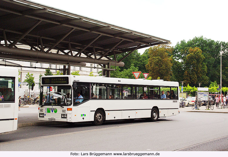 KVG Bus in Lüneburg auf dem ZOB