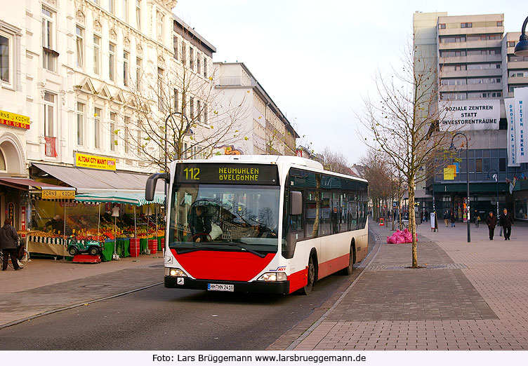 Die Haltestelle Goethestraße in Hamburg-Altona