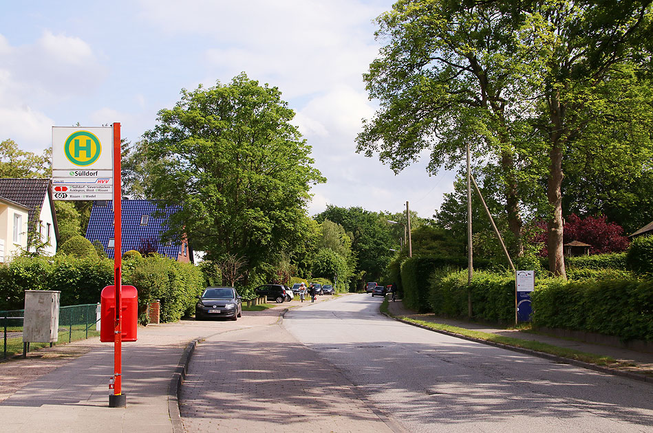 Die Bushaltestelle S-Bahn Sülldorf