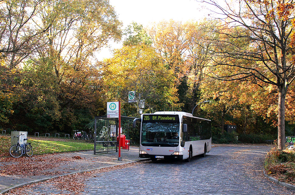 Die Bushaltestelle S-Bahn Iserbrook