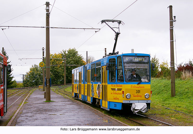 Straßenbahn Gotha - Haltestelle Gleisdreieck