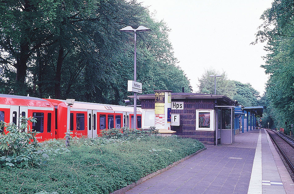 Der Bahnhof Hochkamp der Hamburger S-Bahn