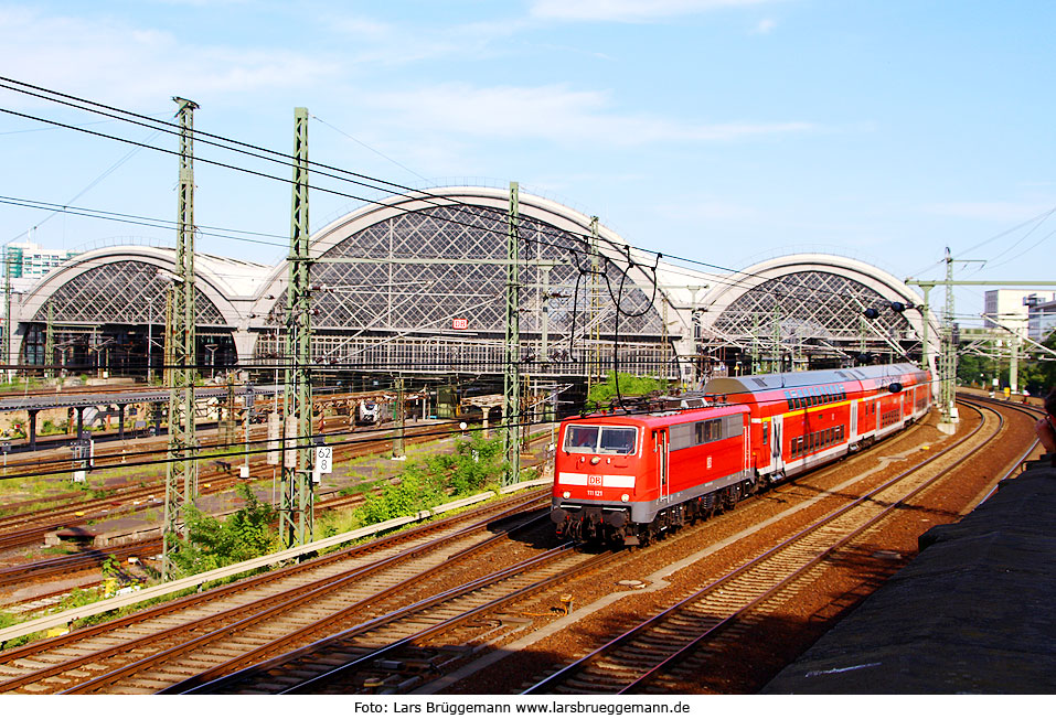 DB Baureihe 111 in Dresden Hbf