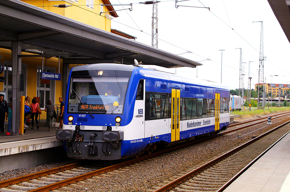 Die Niederbarnimer Eisenbahn in Eberswalde Hbf