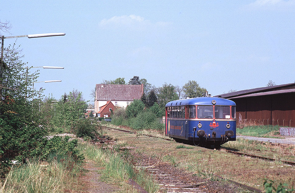 Uerdinger Schienenbus der PEG im Bahnhof Lüchow