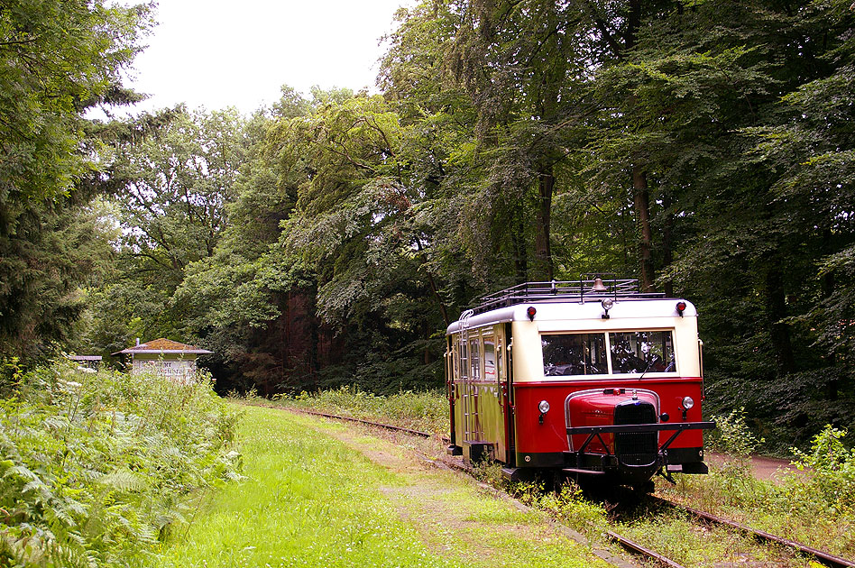 Der Wismarer Schienenbus T 141 der Lüchow-Schmarsauer Eisenbahn