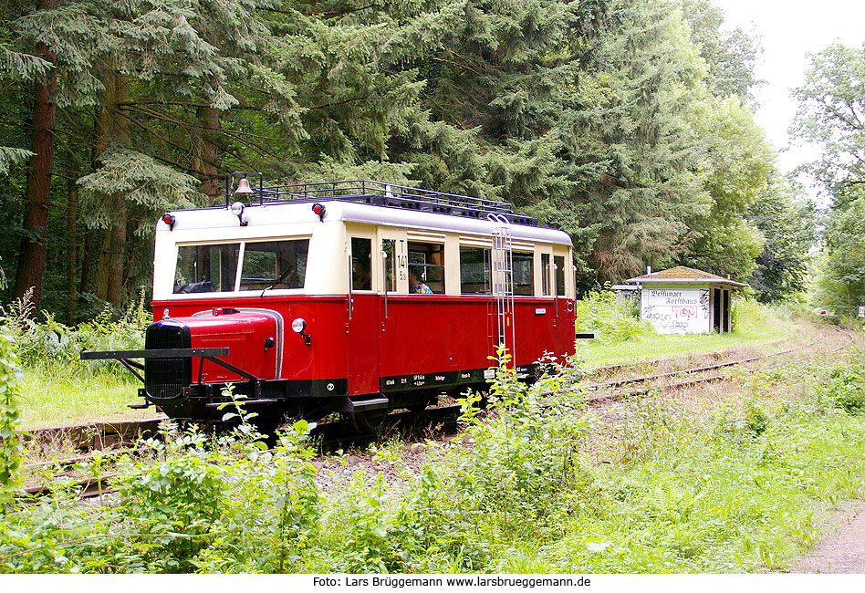 Der Wismarer Schienenbus der Lüchow-Schmarsauer Eisenbahn - Hersteller Waggonfabrik Wismar