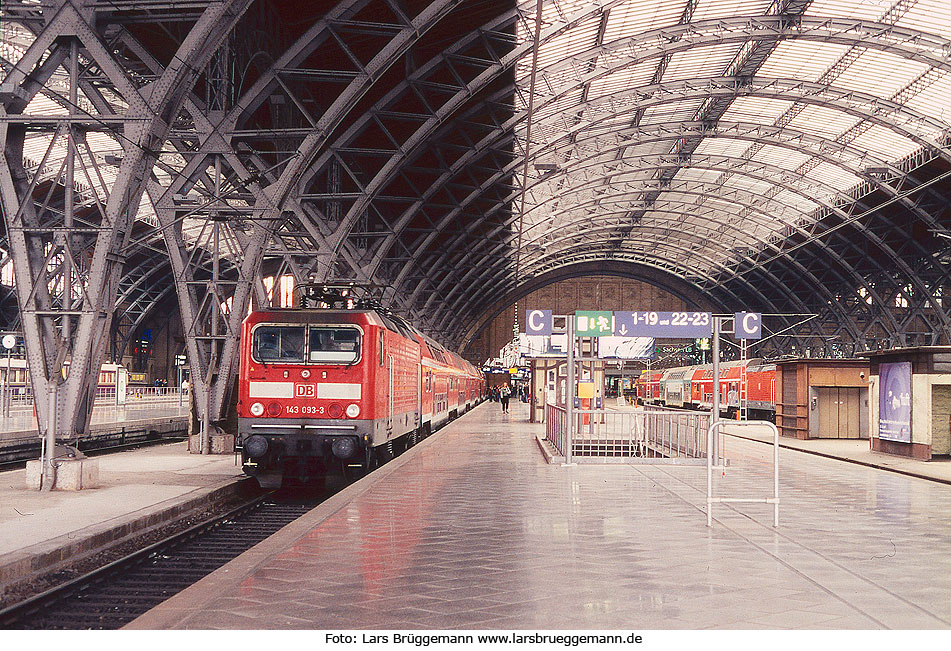 Die DB Baureihe 143 in Leipzig Hbf