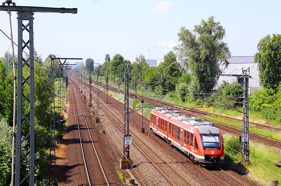 DB Lint am Bahnhof Hamburg Billwerder Moorfleet