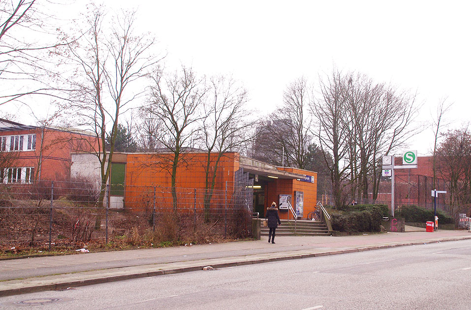 Der Bahnhof Königstraße der Hamburger S-Bahn