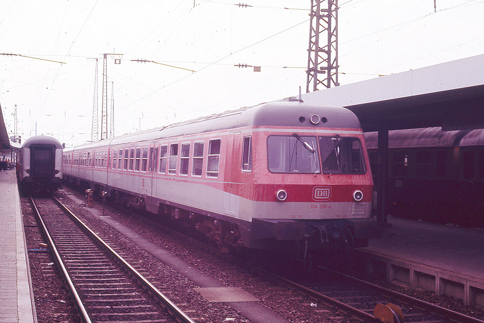 Die DB Baureihe 614 in Nürnberg Hbf