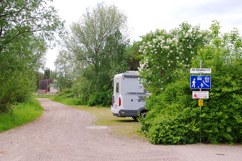 Alter Bahndamm der Lüchow-Schmarsauer Eisenbahn hier fuhr mal der rasende Lemgower