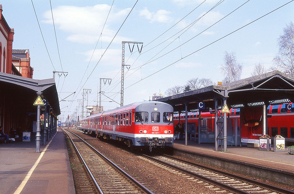 DB Baureihe 634 im Bahnhof Leer in Ostfriesland