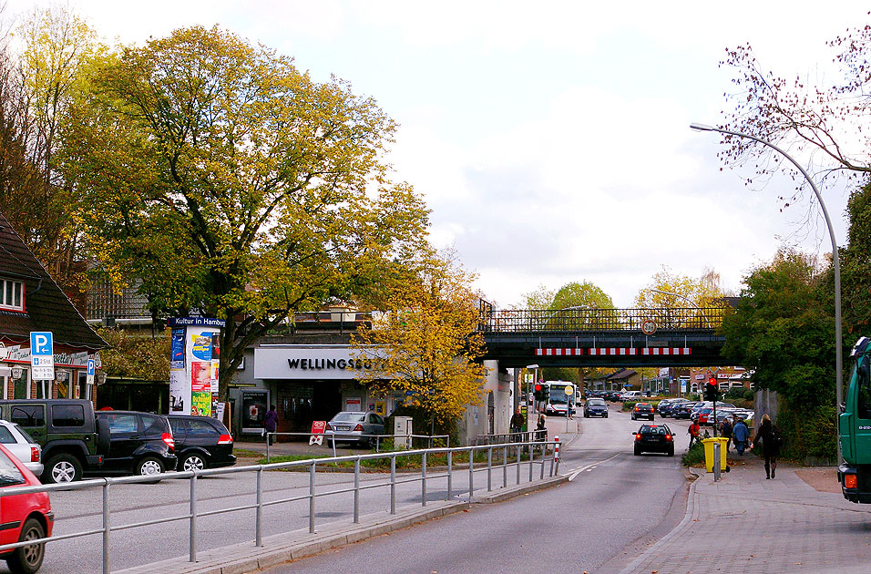 Der Bahnhof Wellingsbüttel der Hamburger S-Bahn