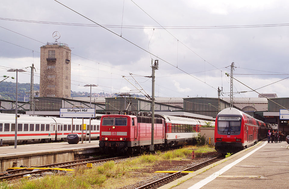 DB Baureihe 181 in Stuttgart Hbf