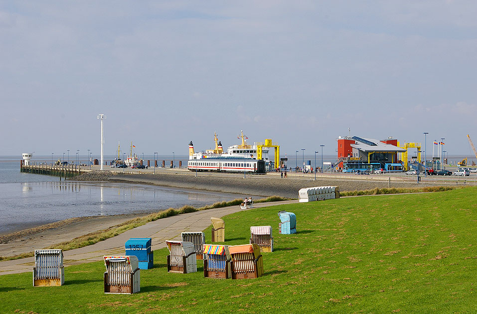 Dagebüll Mole - Bahnhof - Schiffsanleger - Urlaubsort