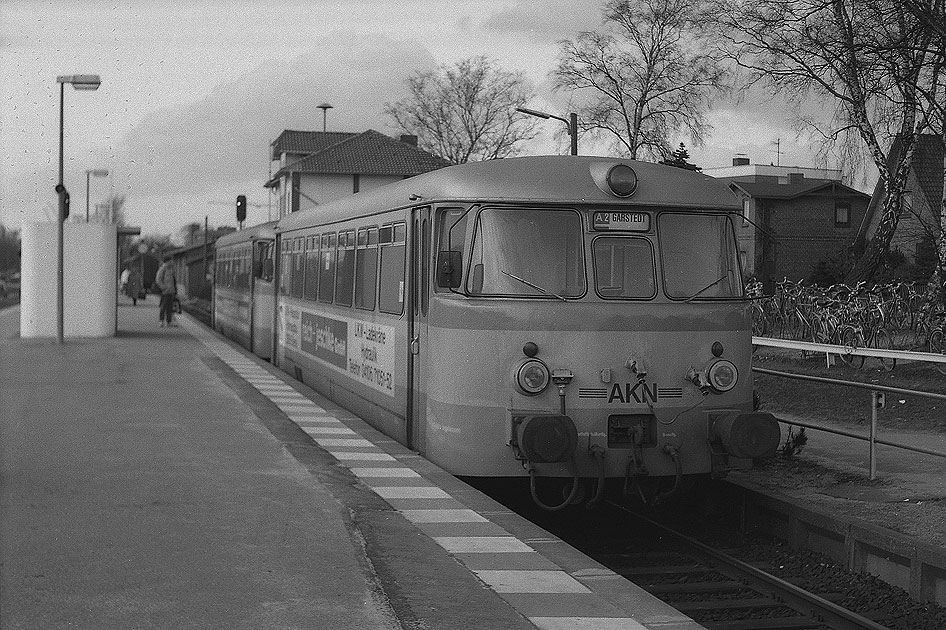 AKN MAN Schienenbus in Kaltenkirchen