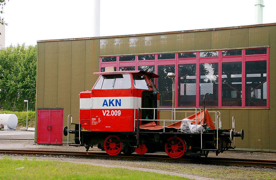 Die AKN V 2.009 eine MaK Lok vom Typ 240 B