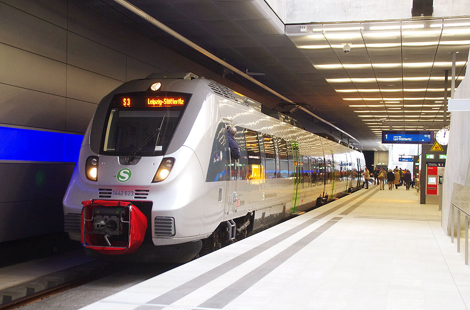 Der Bahnhof Leipzig Bayerischer Bahnhof der Leipziger S-Bahn