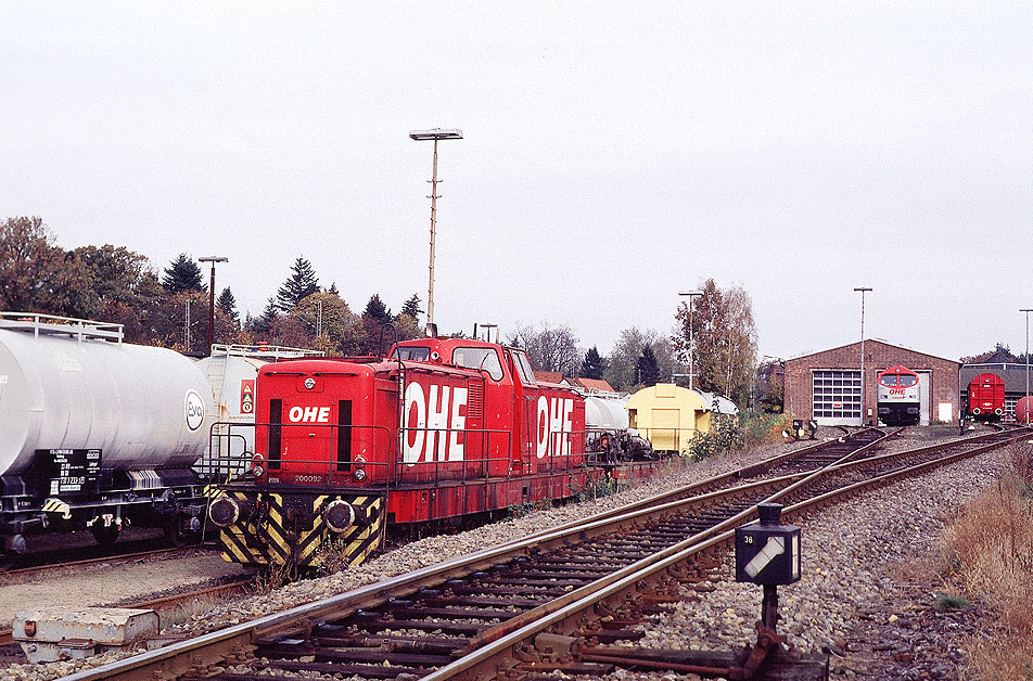 Die OHE 200092 im Bw Celle