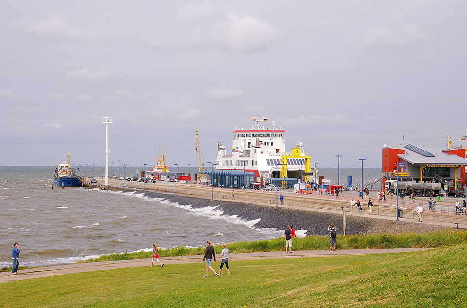 Dagebüll Mole mit dem WDR Schiff Rungholt