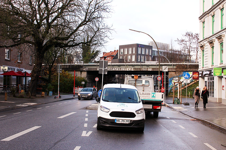 Der Bahnhof Ottensen der Hamburger S-Bahn