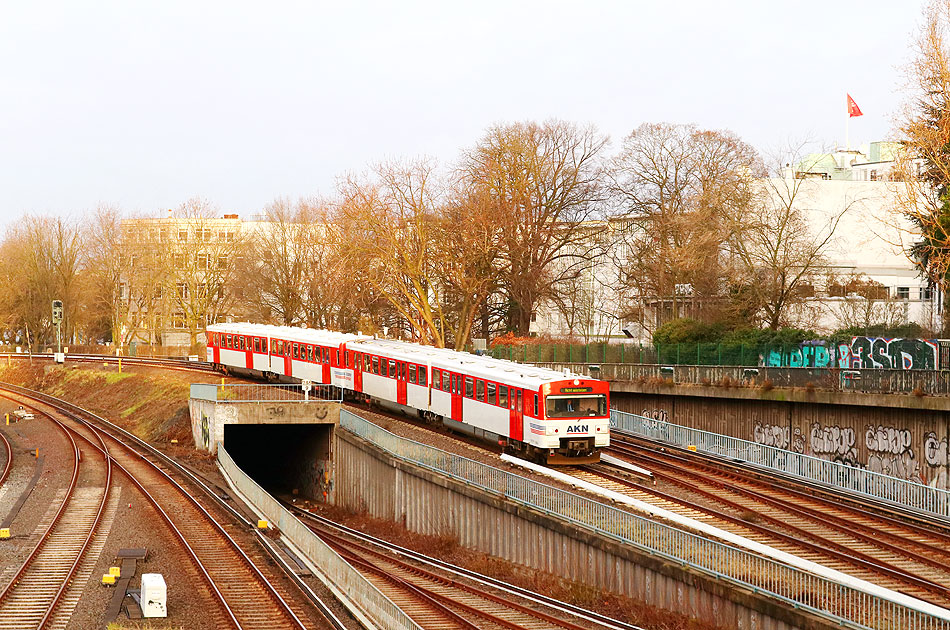 Die letzte AKN zum Hamburger Hauptbahnhof