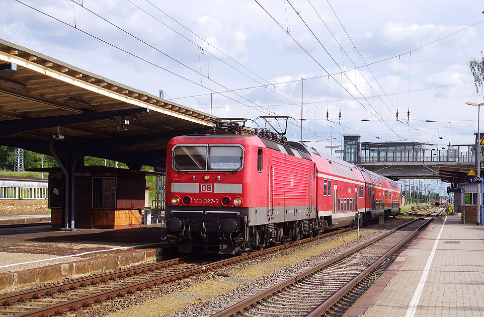 Bahnhof Falkenberg an der Elster - Baureihe 143