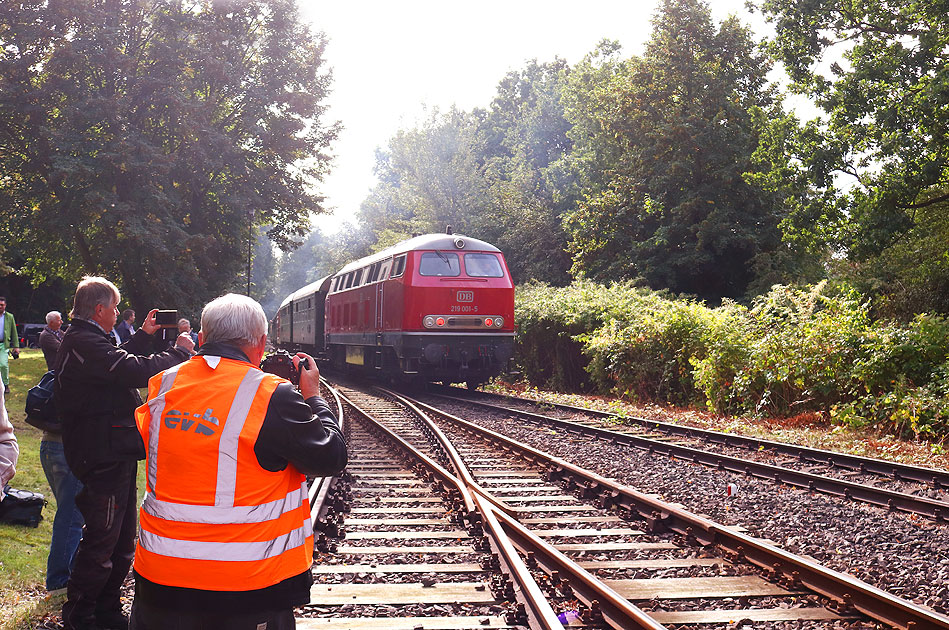 Die Baureihe 219 vormals V 169 der Deutschen Bundesbahn spaeter EVB 420