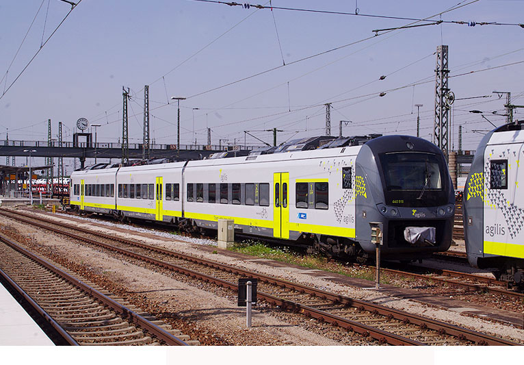 Agilis Triebwagen in Ingolstadt Hbf - Mopsgesicht