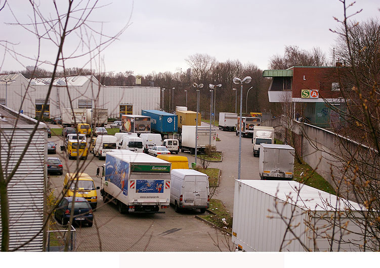 Paketpostamt und Bahnhof Diebsteich in Hamburg