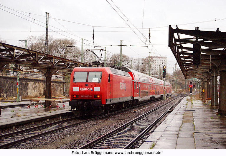 DB E-Lok Baureihe 145 im Einsatz bei der S-Bahn in Dresden