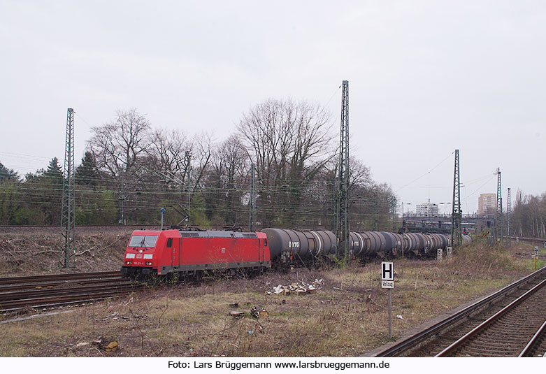 DB Baureihe 185 am Bahnhof Hamburg Diebsteich