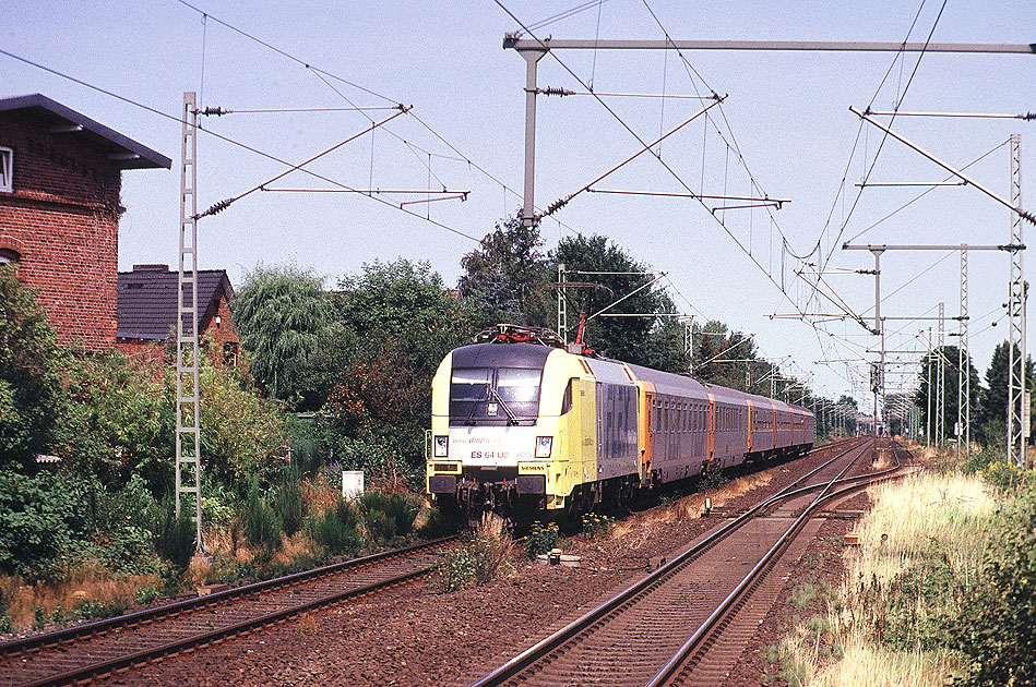 Der FLEX auf der Fahrt von Padborg nach Hamburg